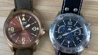 Traser Tritium Watches H3 Officer and P67 Officer