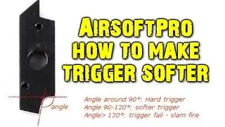[Airsoft sniper rifle][VSR-10]AirsoftPro hard trigger, how to make soft/Как сделать мягкий спуск