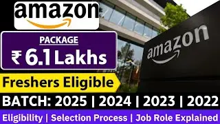 🔴 BREAKING NEWS! Amazon Off Campus Drive 2025 | Apply Now for Exciting Job Opportunities!