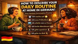 How to Describe Your Daily Routine at Home in German | Easy Conversation Practice (A1&ndash;A2)