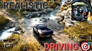 MUD TRAP 《 SNOWRUNNER 》 Truck Driving Logitech g29 Steering wheel + Gear shifter