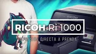 🤯 RICOH Ri 1000 IMPRIME SOBRE PRENDAS | NET COPIADORAS