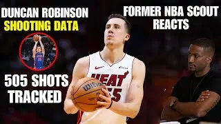 Former NBA Scout Analyzes Duncan Robinson Shooting Data: 3pt Shooting on 505 Attempts