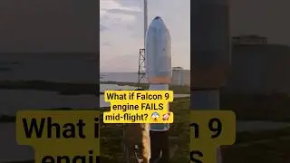 What if Falcon 9 engine fails mid-flight? 😱🚀 #falcon9 #perfectlanding #inflightabort #spacex