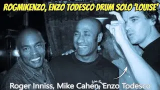 RogMikEnzo. Enzo Todesco drum solo. 'Louise'. Roger Inniss:bass, Mike Cahen: guitar.