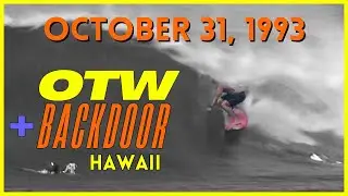 RAW FOOTAGE: OTW and Backdoor THROWBACK Surf Session Halloween 1993