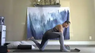 LIVE 45 minute easy beginner senior vinyasa yoga practice (no sound) | Zen Appeal Yoga