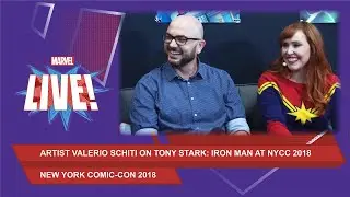 Marvel artist&nbsp;Valerio Schiti on Tony Stark: Iron Man at NYCC 2018