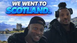 GYM VLOG: WE WENT TO SCOTLAND.. BLACK MEN IN A FOREIGN LAND -  PART 1