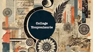 ART COLLAGE VINTAGE TIME