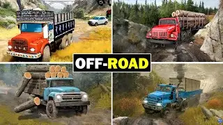 TOP 5 OFF-ROAD SIMULATOR GAMES FOR ANDROID 2023 | HIGH GRAPHICS OFFROAD MUDRUNNER GAMES FOR ANDROID
