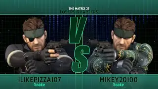 ilikepizza107 (Snake) vs mikey20100 (Snake) - The Matrix 27 - Losers Quarters