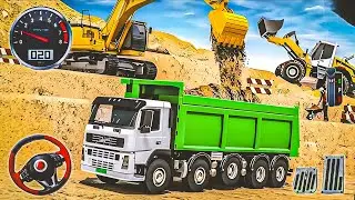 Construction Simulator &ndash; JCB Excavator Loading Dump Truck Stress &ndash; Android Gameplay