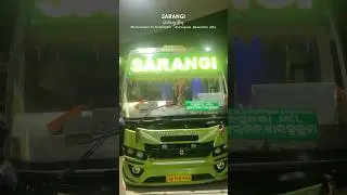 Bhubaneswar to Sundargarh, Jharsuguda, Basundara ,MCL Sarangi Bus #odishabus