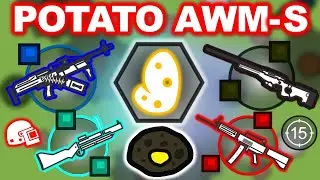 100% ШАНС получить AWM-S в КАРТОФЕЛЬНОМ ШЛЕМЕ! || Surviv.io