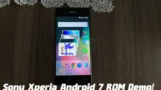 Sony Xperia X01 Android 7 Demo!