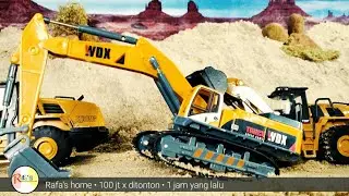 Simulasi Alat Berat Muat Pasir Mobil Truk, Mobil Beko Excavator, Wheel Loader, Truk Tronton, dll