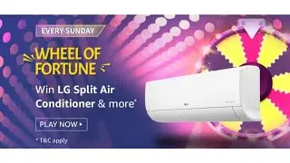 Amazon Every Sunday Wheel Of Fortune Quiz | Spin and Win Prize