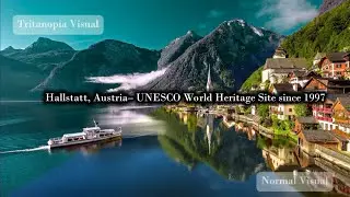 Hallstatt, Austria: Reflections of Nature | Tritanopia Simulation | Color Vision Physiology