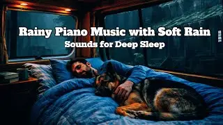 ⭐Rainy Piano Music with Soft Rain Sounds for Deep Sleep