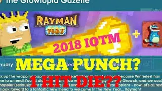 Growtopia | New January 2018 IOTM * Rayman Fist And Globox *