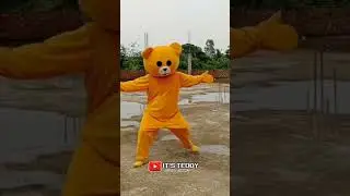 monar Moina song dunce in teddy bear#Teddy bear funny backchodi on road, Teddy#Teddy bear backchodi