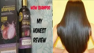 Review Wow Red Onion Black Seed Oil Shampoo..strong healthy hair, hair fall, dandruff,sulphate free.