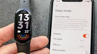 Sleep Mode on Xiaomi Mi Band 9 // How to Enable Do not Disturb & Schedule Sleep Mode)