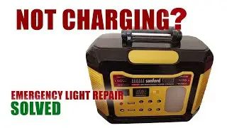 Repair Emergency Light NOT CHARGING - solved