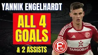 Yannik Engelhardt - ALL 4 GOALS & ASSISTS FOR FORTUNA D&Uuml;SSELDORF | Skills & Highlights