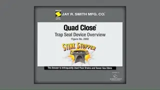 Stop Sewer Gases & Bad Smells with the Quad Close Trap Seal Device - 