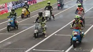 ROAD RACE VESPA STD 2T PEMULA SENTUL 2019 satu vespa sejuta saudara..