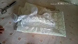 (مشروع صغير )طريقة تفصيل وخياطة نابرو نتاع صنية القهوة