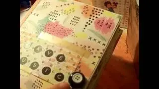 Mini Album out of Mailing Envelope 9x12 & Basic Grey 
