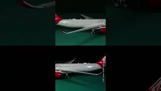 1/400 Scale Model Aircraft Virgin Atlantic Airbus A330-900neo G-VTOM Phoenix 2023 Snapshot #Shorts