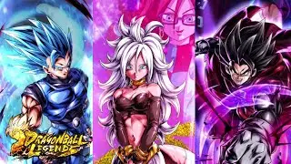 Android 21 Good Zenkai Awakening With Shallot & Giblet Battle | Dragon Ball Legends&trade;
