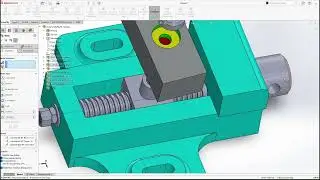 Tutorial: Machine Vice - Assembly of 8 Parts in Hindi - Solidworks 1080p #automobile #trending