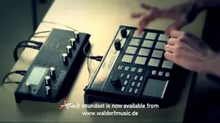 Finger drumming on Waldorf Blofeld with ATTACK! soundset and Korg padKontrol