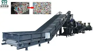 HDPE PP Plastic Bottle Drum Container Washing Line(How it works)
