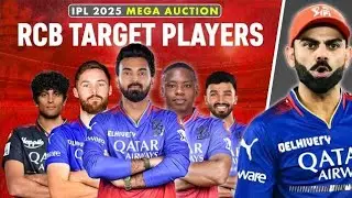 RCB Target Players 2025 Auction | RCB Auction Strategy For IPL 2025 | RCB Squad 2025 & New Captain