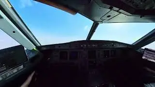 A320 Cockpit Takeoff | Real CFM Power Departure UTDD&ndash;UWKD with Airline Pilot