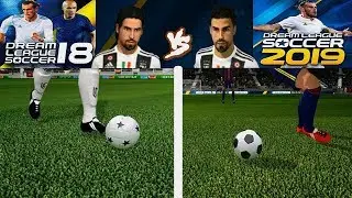 DLS 18 vs DLS 19 - Dream League Soccer 2018 vs Dream League Soccer 2019