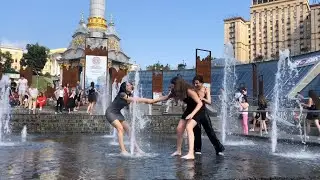 Graduates celebrate end of school year in Kyiv