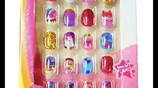 nails for little girls ( Princess nails ) Playing