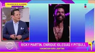 ¡Ricky Martin, Enrique Iglesias y Pitbull anuncian gira juntos! | Sale el Sol