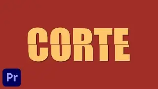 ✂️ Efecto de Texto Cortado con Adobe Premiere Pro 🎬