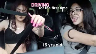 TEACHING MY 15 Y/O SISTER HOW TO DRIVE FOR THE FIRST TIME