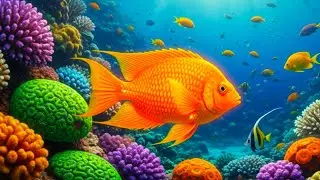 The Best 4K Aquarium - Dive Into The Mesmerizing Underwater Realm, Sea Jellyfish, Coral Reefs