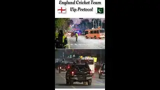 England Cricket Team Security In Pakistan | Eng vs Pak | Vip Protocol #sports #cricket