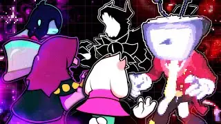▪ Broadcast & Silent Knight ▪ FNF Tennatunes - GFC [Deltarune Mod]